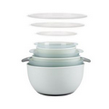 Oxo 9 Piece Sea Glass Nesting Bowls & Colanders Set